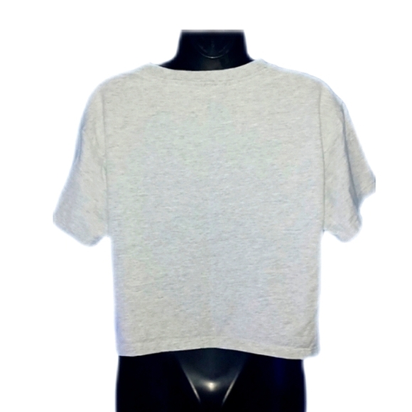 Champion Activewear Casual Gray Cropped T-shirt - Picture 3 of 4